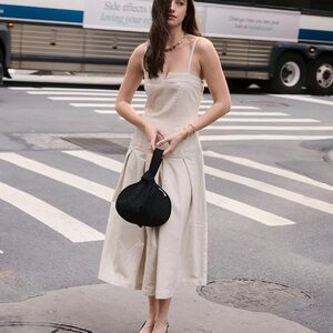 Seventy + Mochi Maddie Dress in Ecru Denim